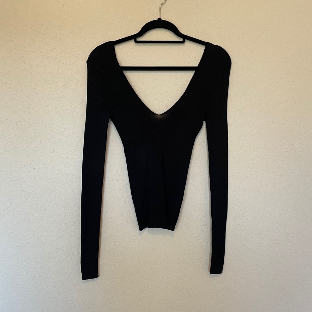 H&M Ribbed Fitted Top